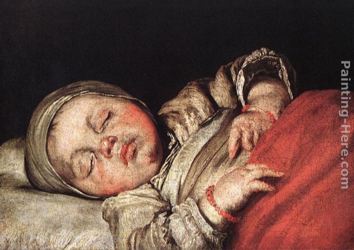 Bernardo Strozzi Sleeping Child